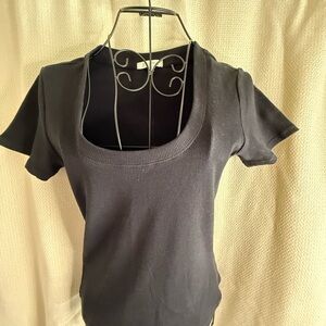 Z Supply Gray Fitted Short Sleeve Tee